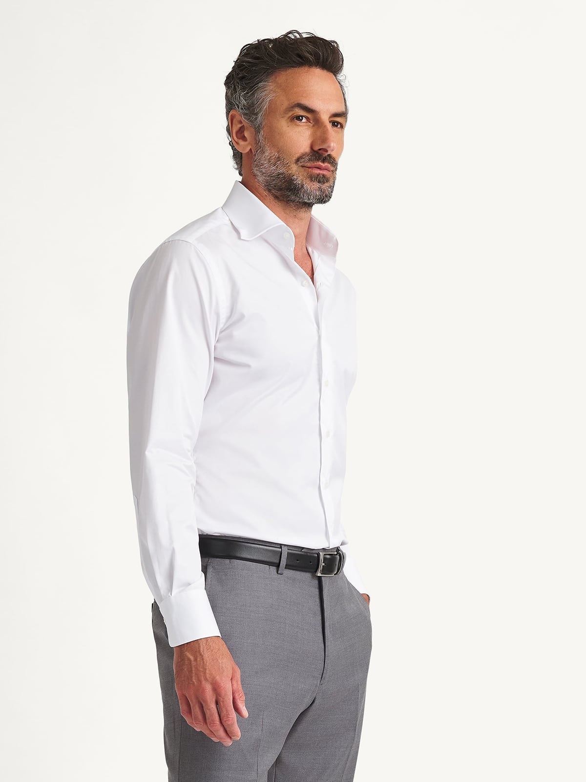 The Thomas Mason Goldline Shirt in White