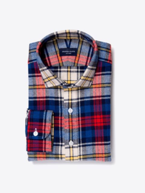 Shop Red and Blue Plaid Country Flannel