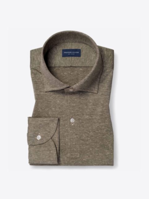 Shop Canclini Sage Slub Knit