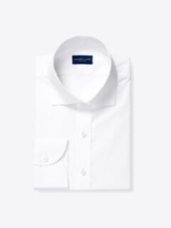 Stanton 120s White Broadcloth Shirt by Proper Cloth