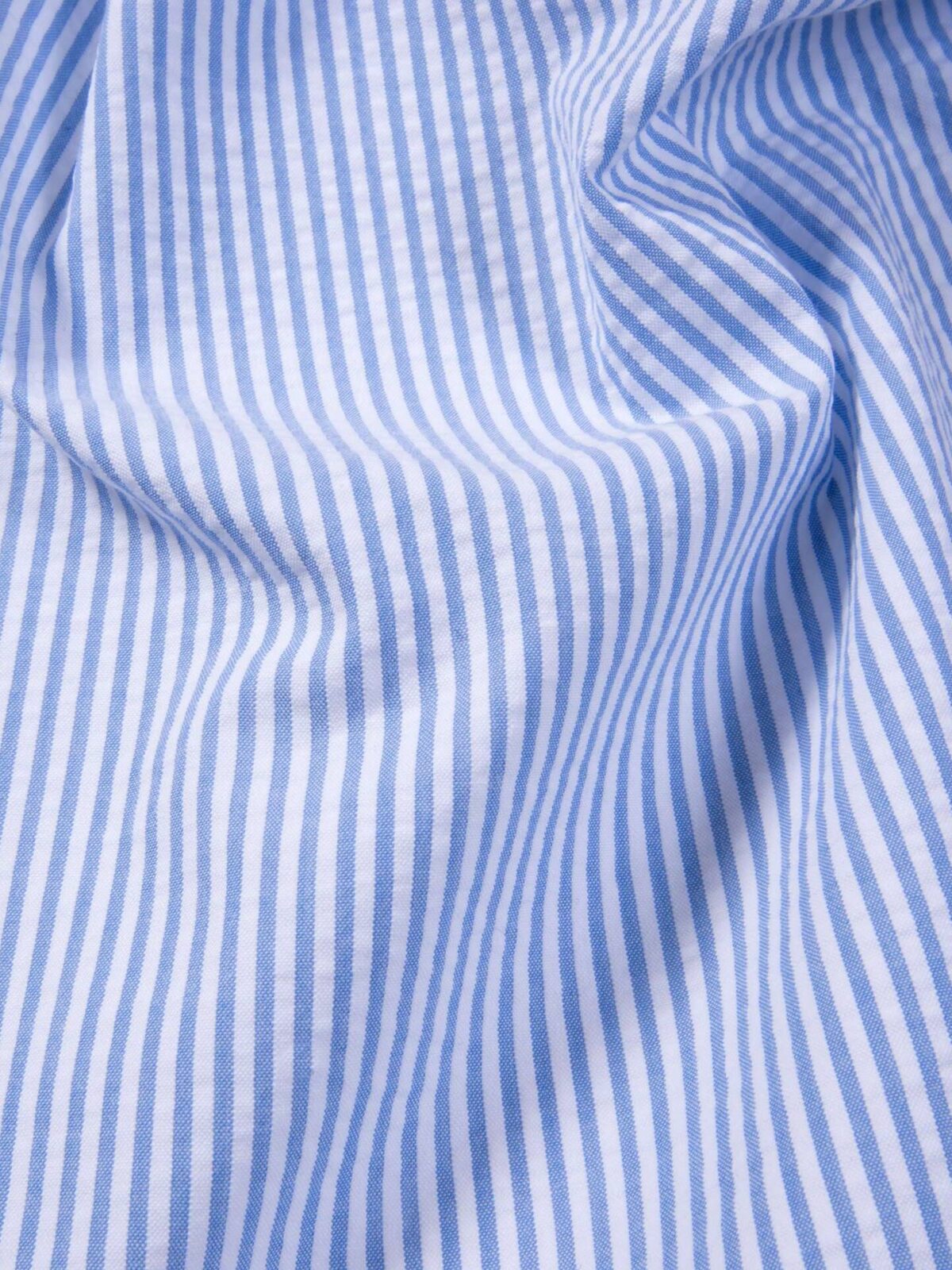 Portuguese Blue Stripe Seersucker Shirts by Proper Cloth