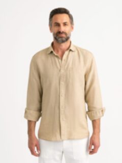 H】neau linen tops cream H】neau linen tops cream linen tops