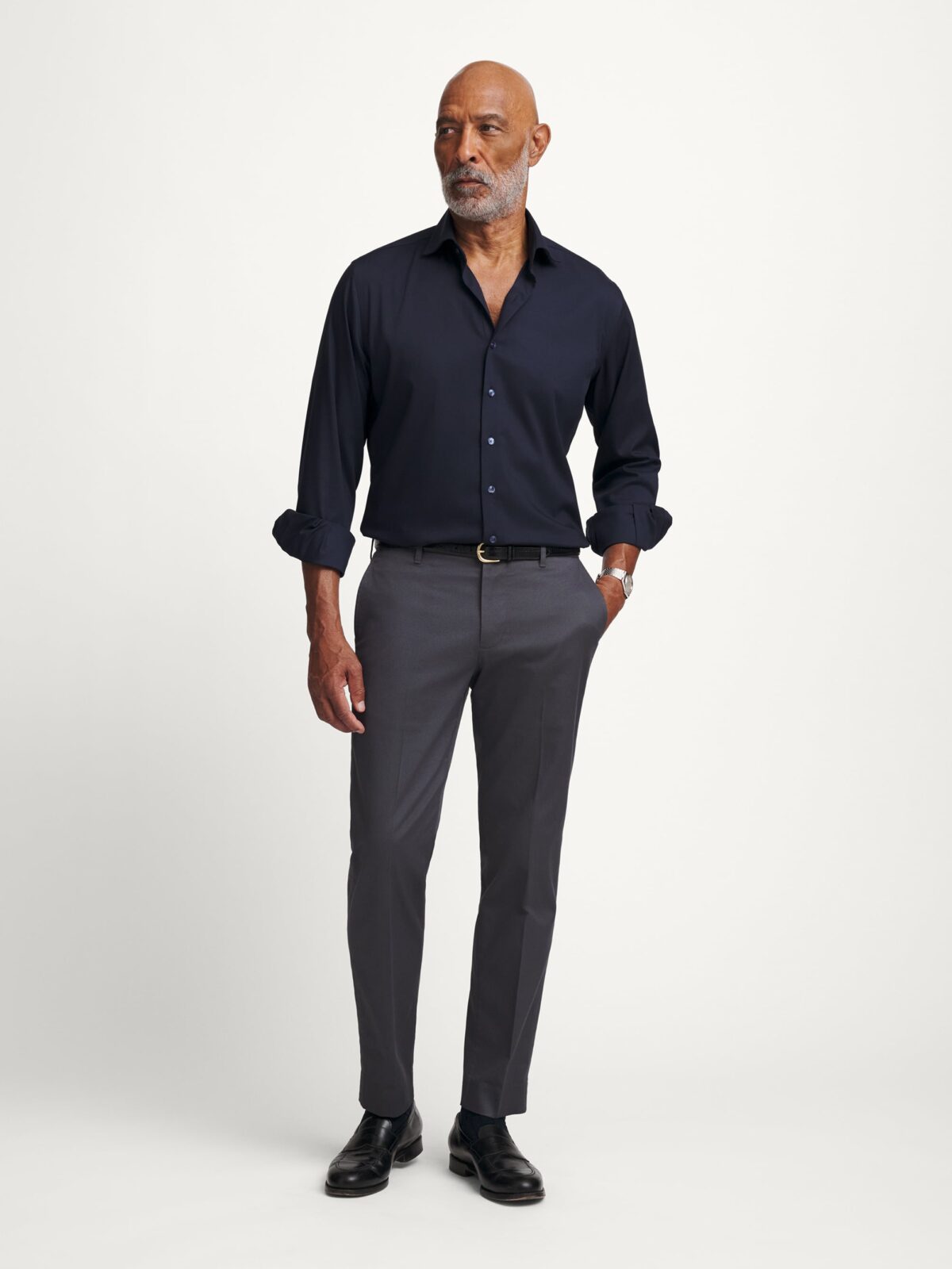 The Performance Dress Shirt in Midnight