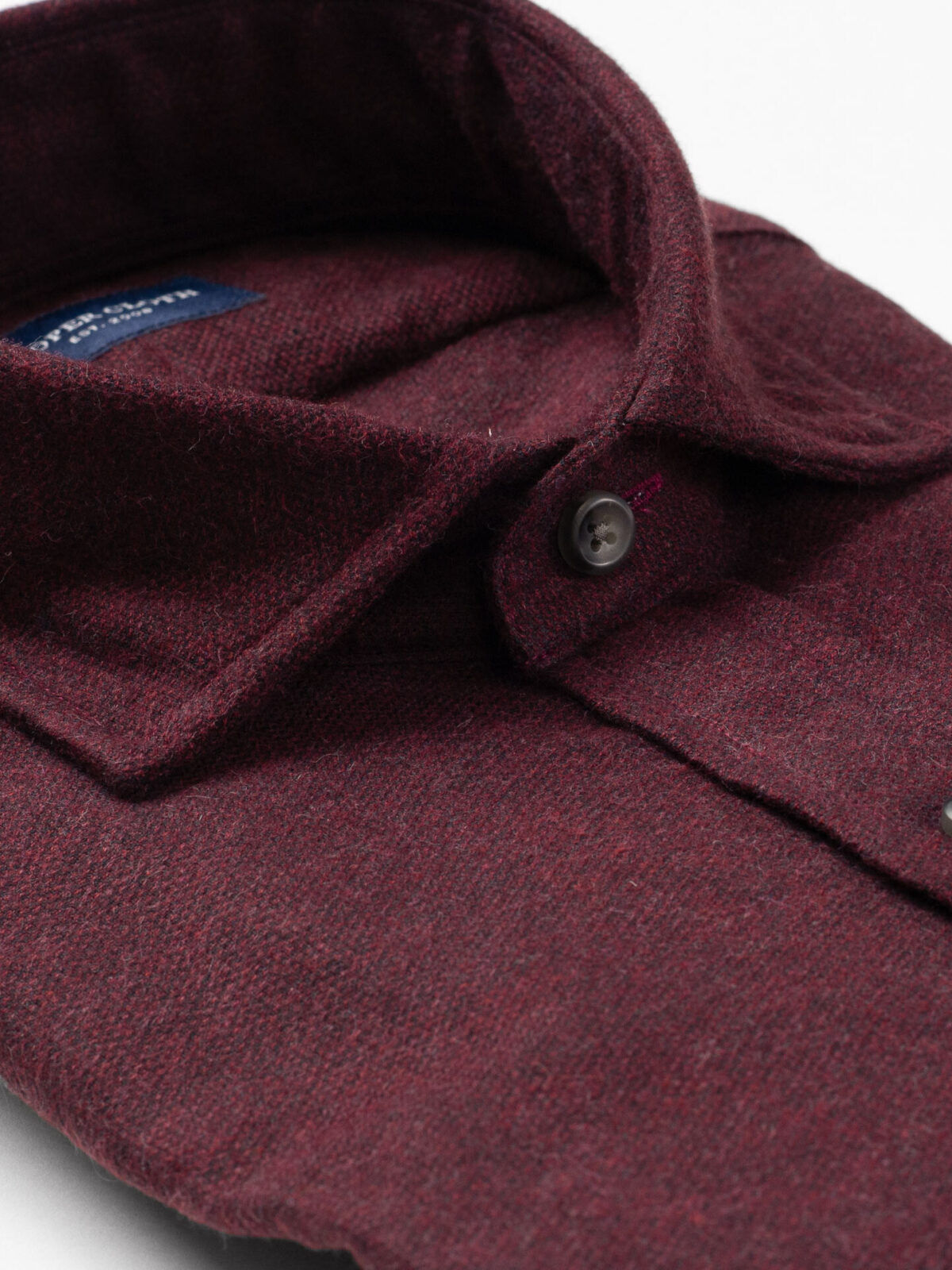 Bridge & Burn Bird Shirt / Burgundy Doublecloth - Burgundy Doublecloth / XS