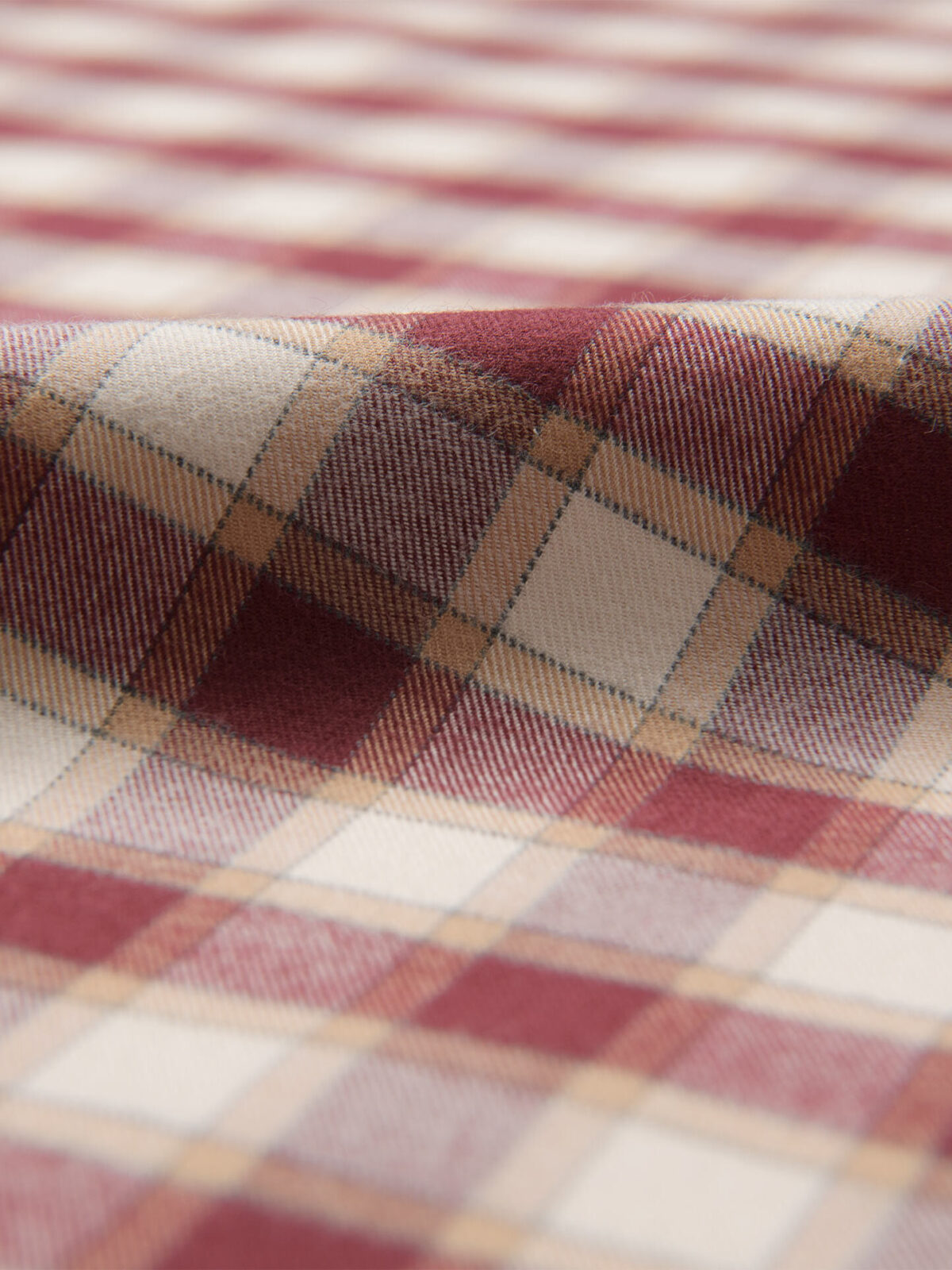 Thomas Mason Green and Off White Plaid Flannel Shirts by Proper Cloth