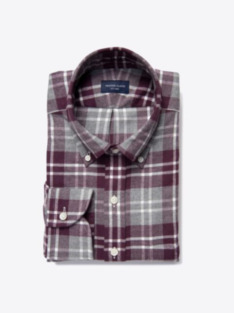 Shop Scarlet and Cinder Large Plaid Flannel