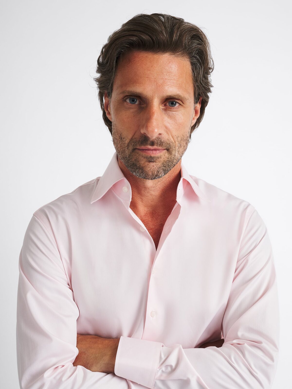 The Greenwich Twill Dress Shirt in Pink