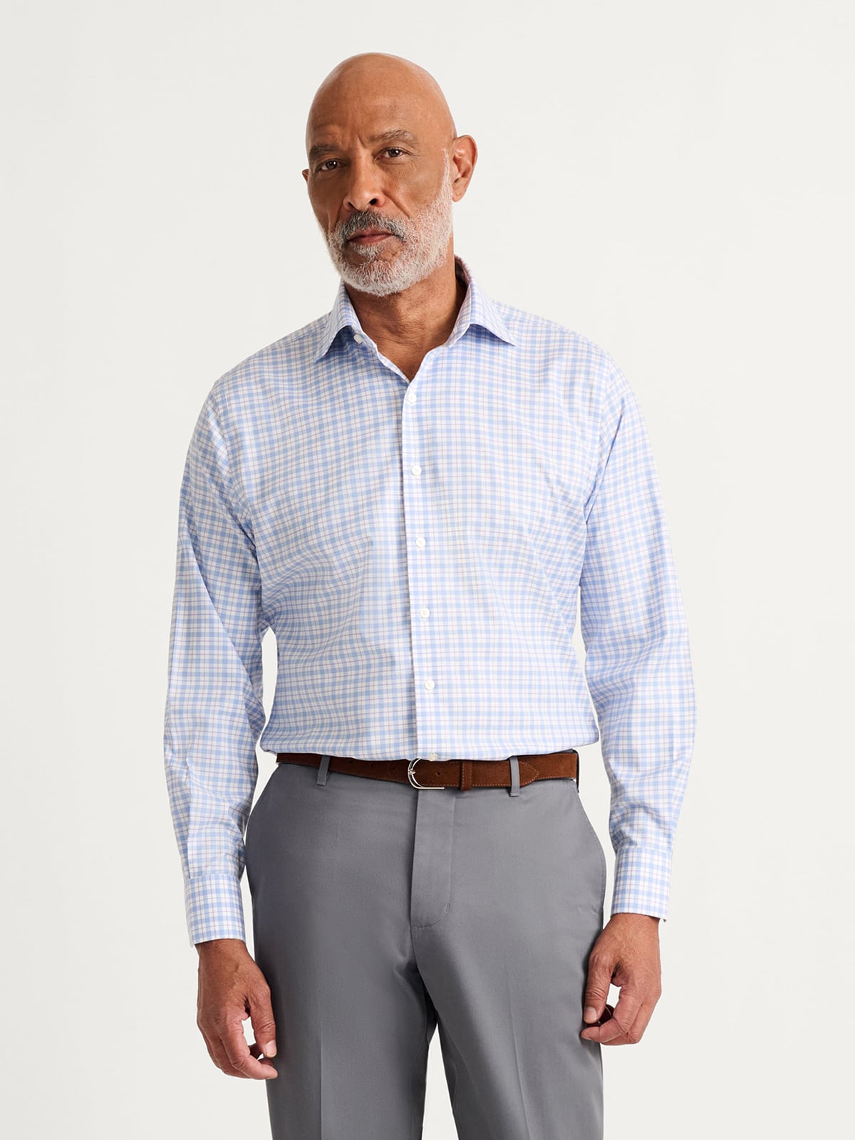 best non-iron dress shirts Women's Plus Petite - Non-Iron Perfect Shirt - Solid - White