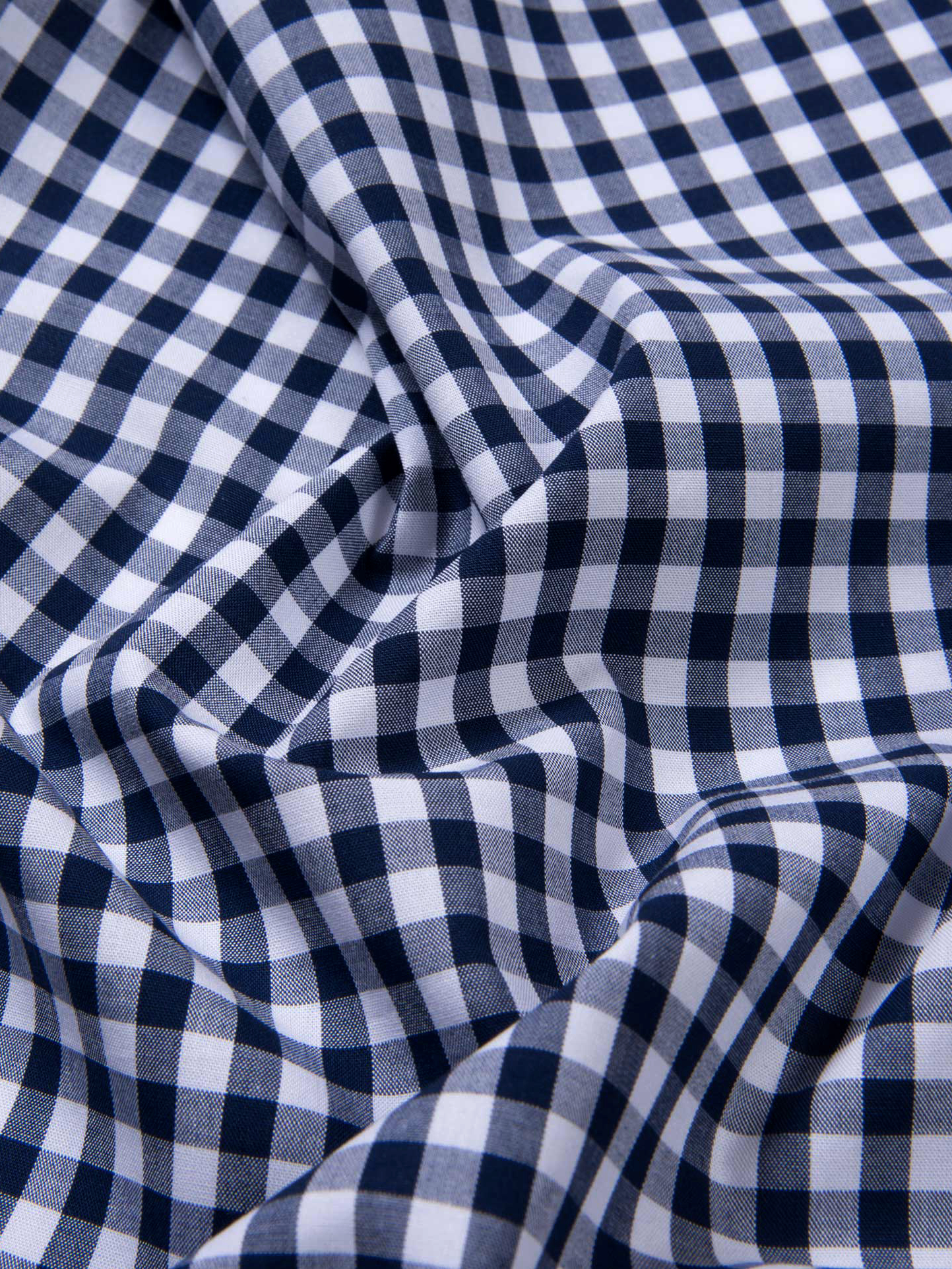 Preppy Poplin Long Sleeve Shirt-Montauk Navy Gingham main image 0