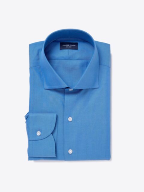 Shop Canclini French Blue Royal Oxford