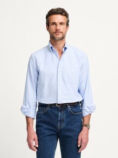 The Clark Oxford Cloth Button Down in Light Blue