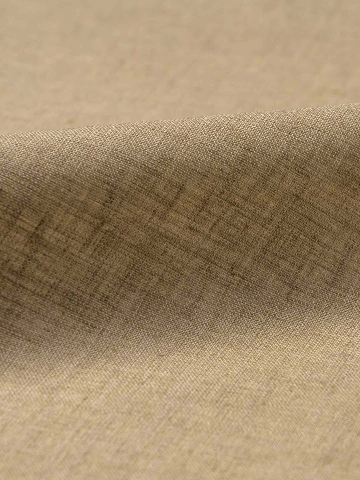 Albini Washed Beige Delave Lightweight Linen Shirt by Proper Cloth