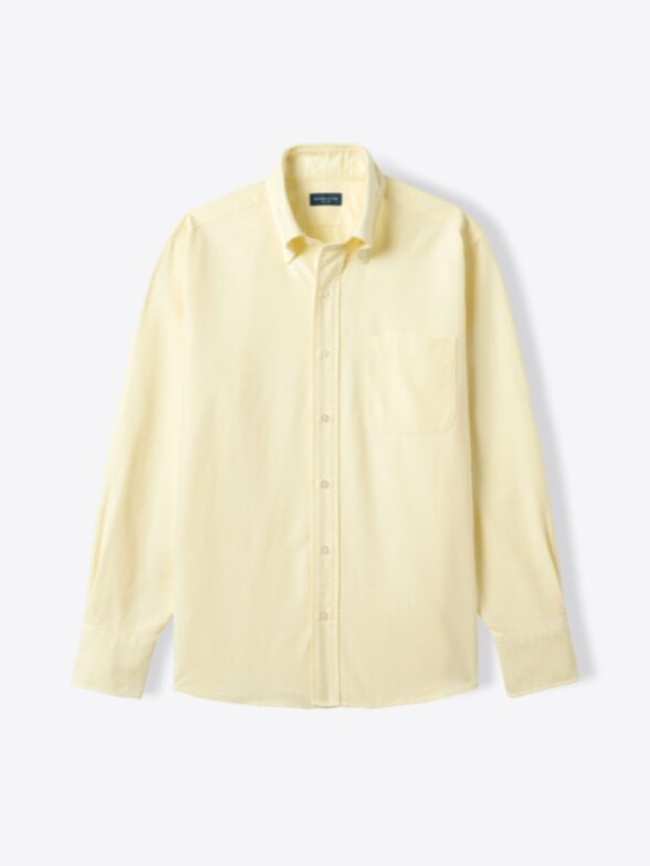 Faded Yellow Oxford Cloth Button Down Product Image