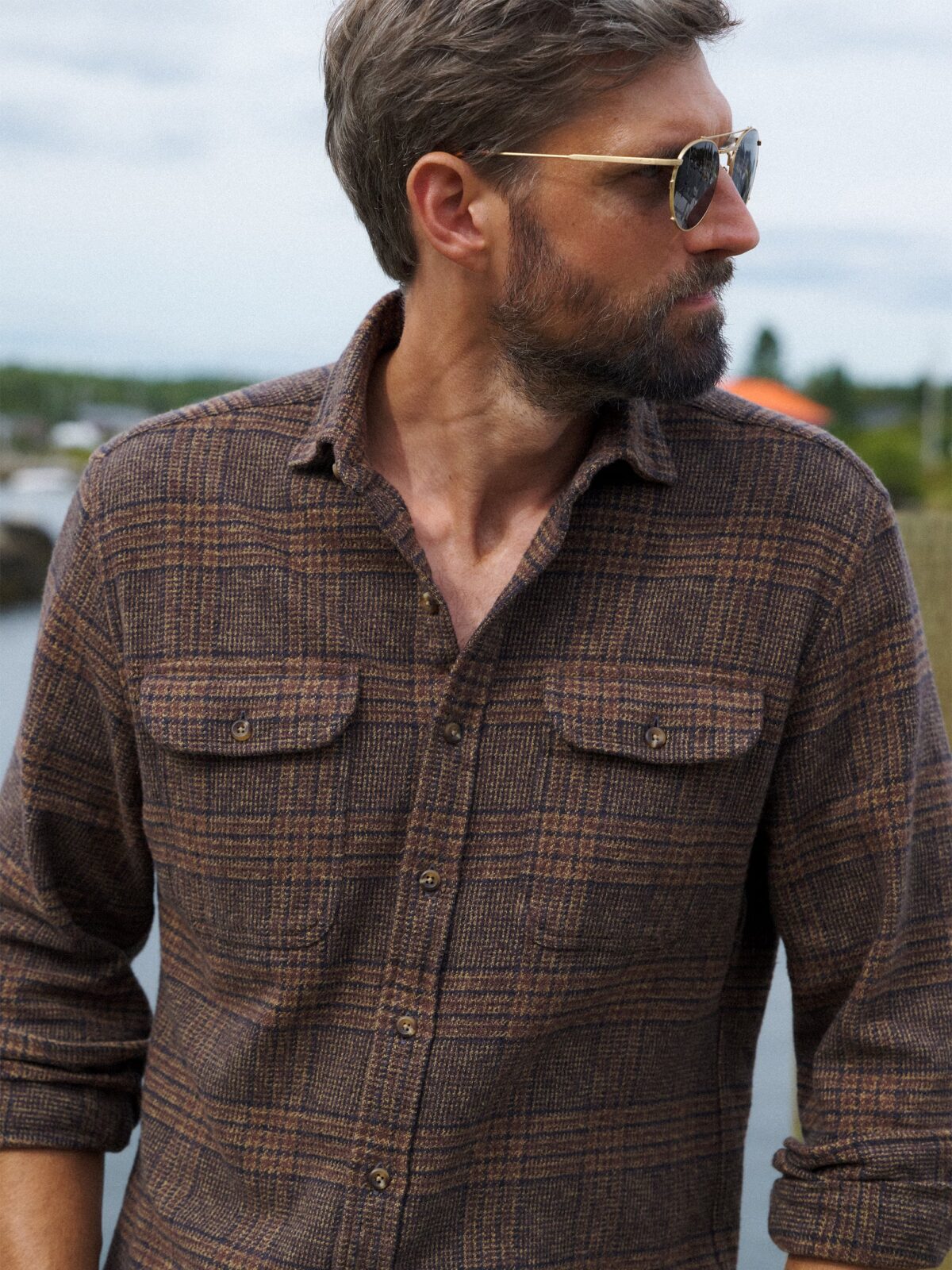 トップス butcher products PLAID SHIRT Mens lumberjack shirt – The Woodchopper - Volk FLANNEL