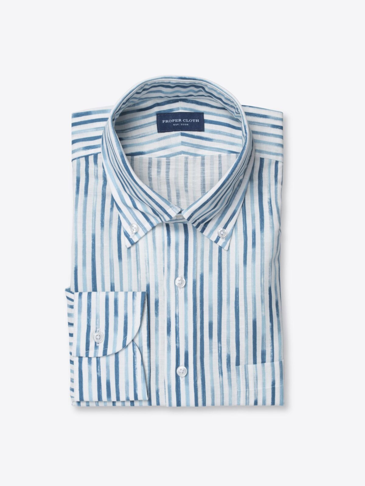 现货 OVY Cotton Linen Stripe Relax Shirts | concessionariareviver