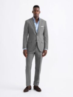 The Thomas Mason Non-Iron Shirt in Light Blue Small Check The Thomas Mason Non-Iron Shirt in Light Blue Small Check