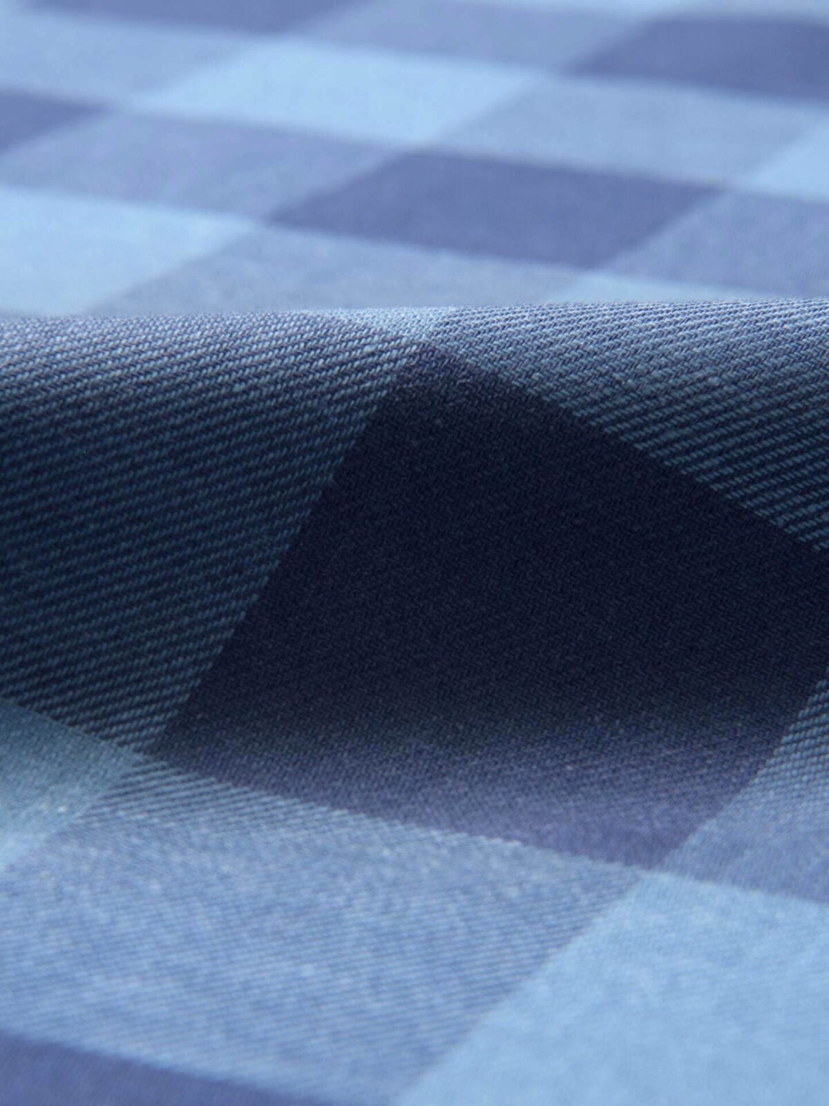 Mesa Indigo Cotton Linen Tonal Gingham Shirts by Proper Cloth