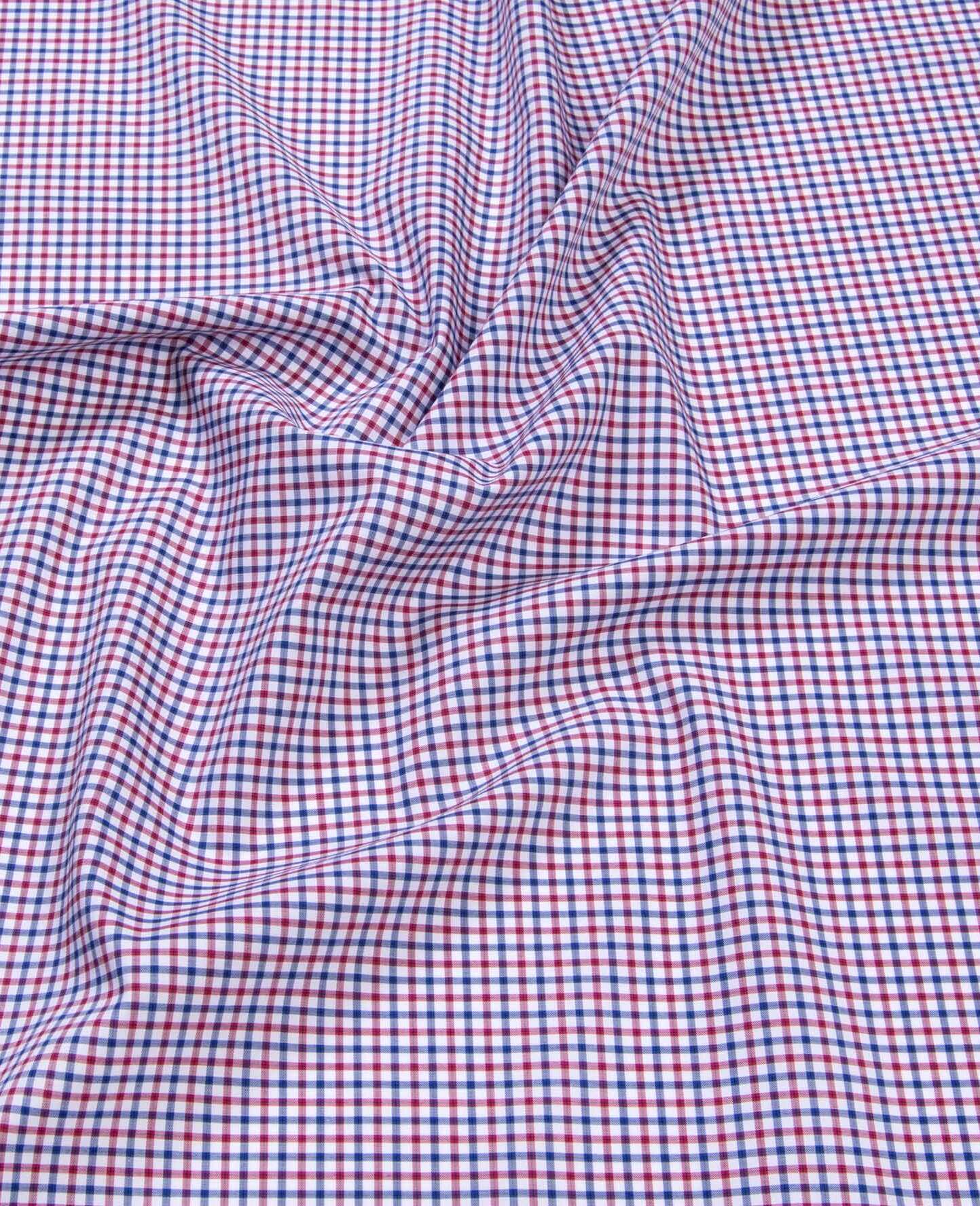 William Red and Blue Tattersall Shirts by Proper Cloth