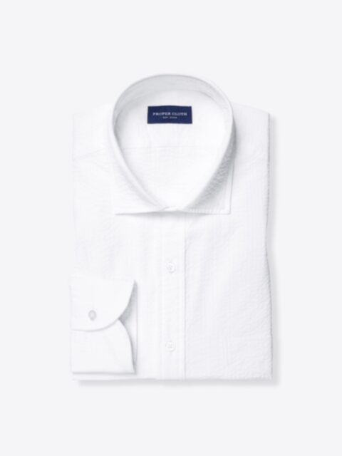 Shop Portuguese White Seersucker