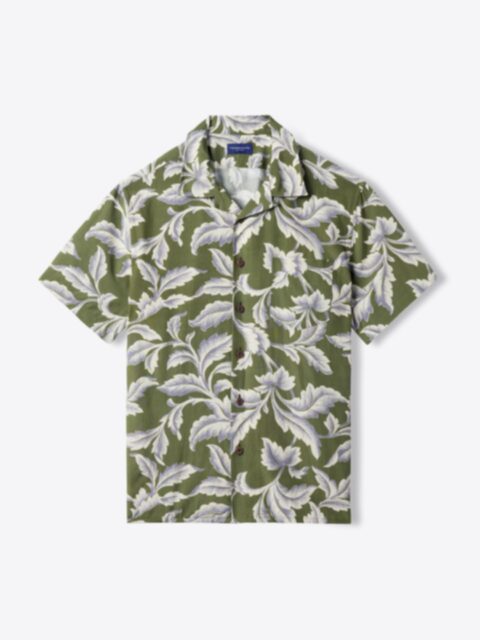 Shop Japanese Fatigue Rayon Blend Aloha Print