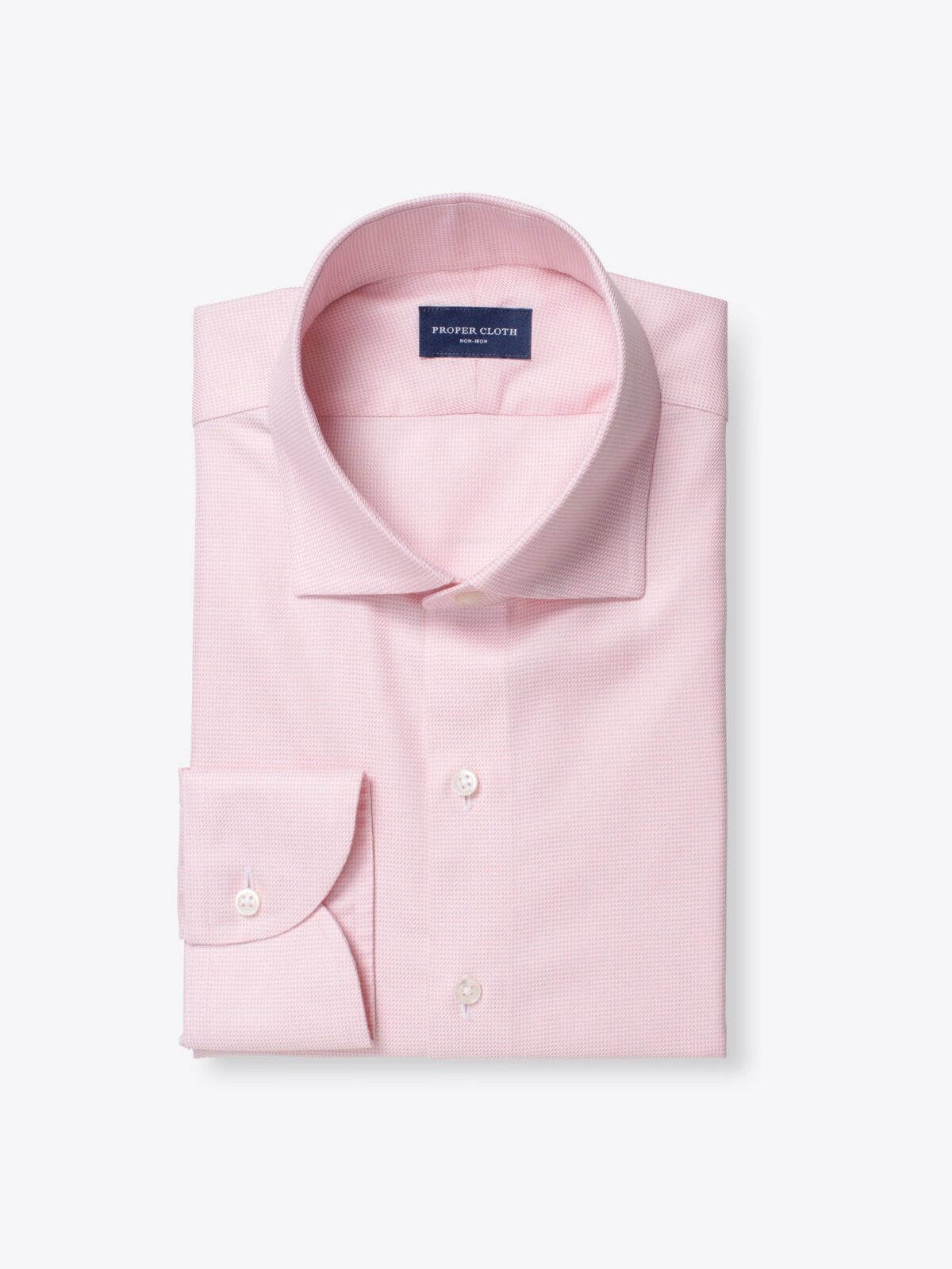 Non-Iron White Dobby Shirts by Proper Cloth