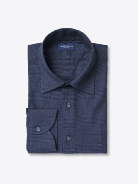 Shop Canclini Navy Glen Plaid Beacon Flannel