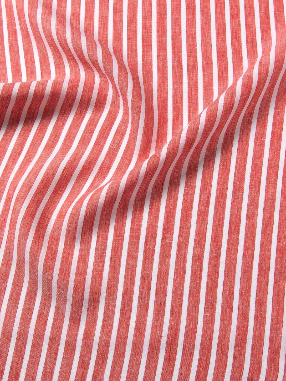 Grandi and Rubinelli Red Stripe Linen Shirts by Proper Cloth