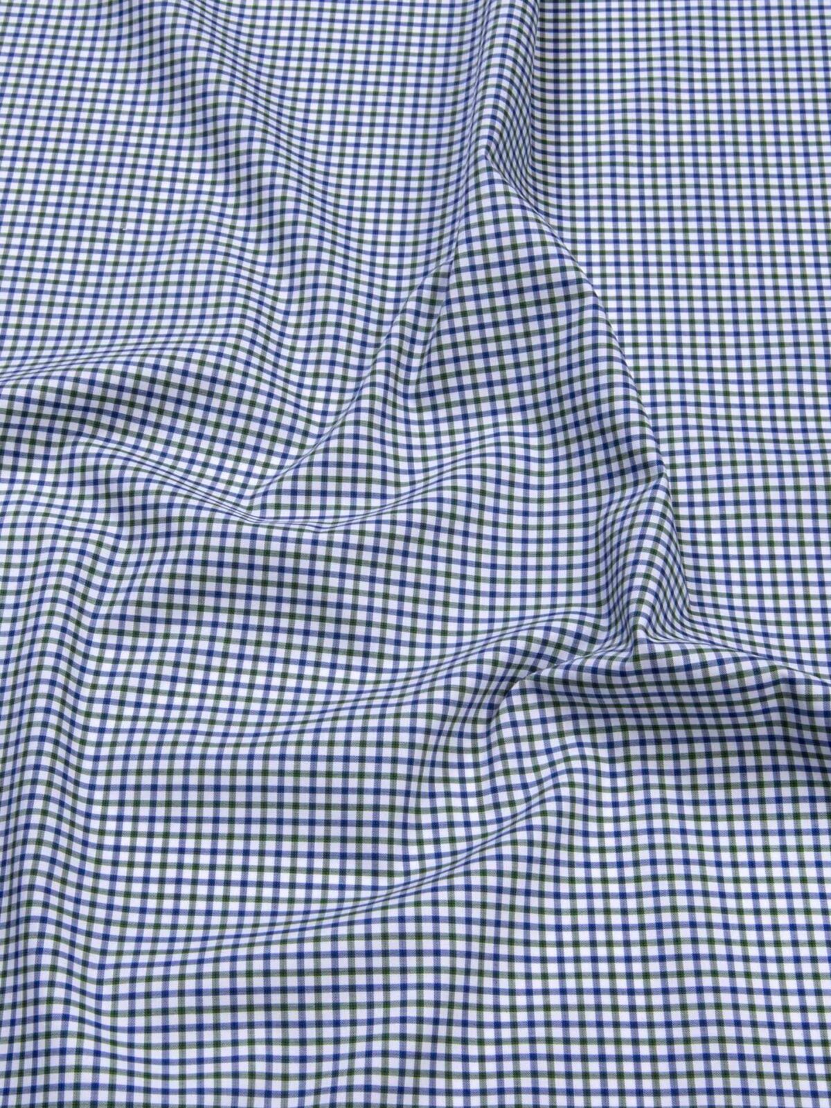 William Green and Blue Tattersall Shirts by Proper Cloth