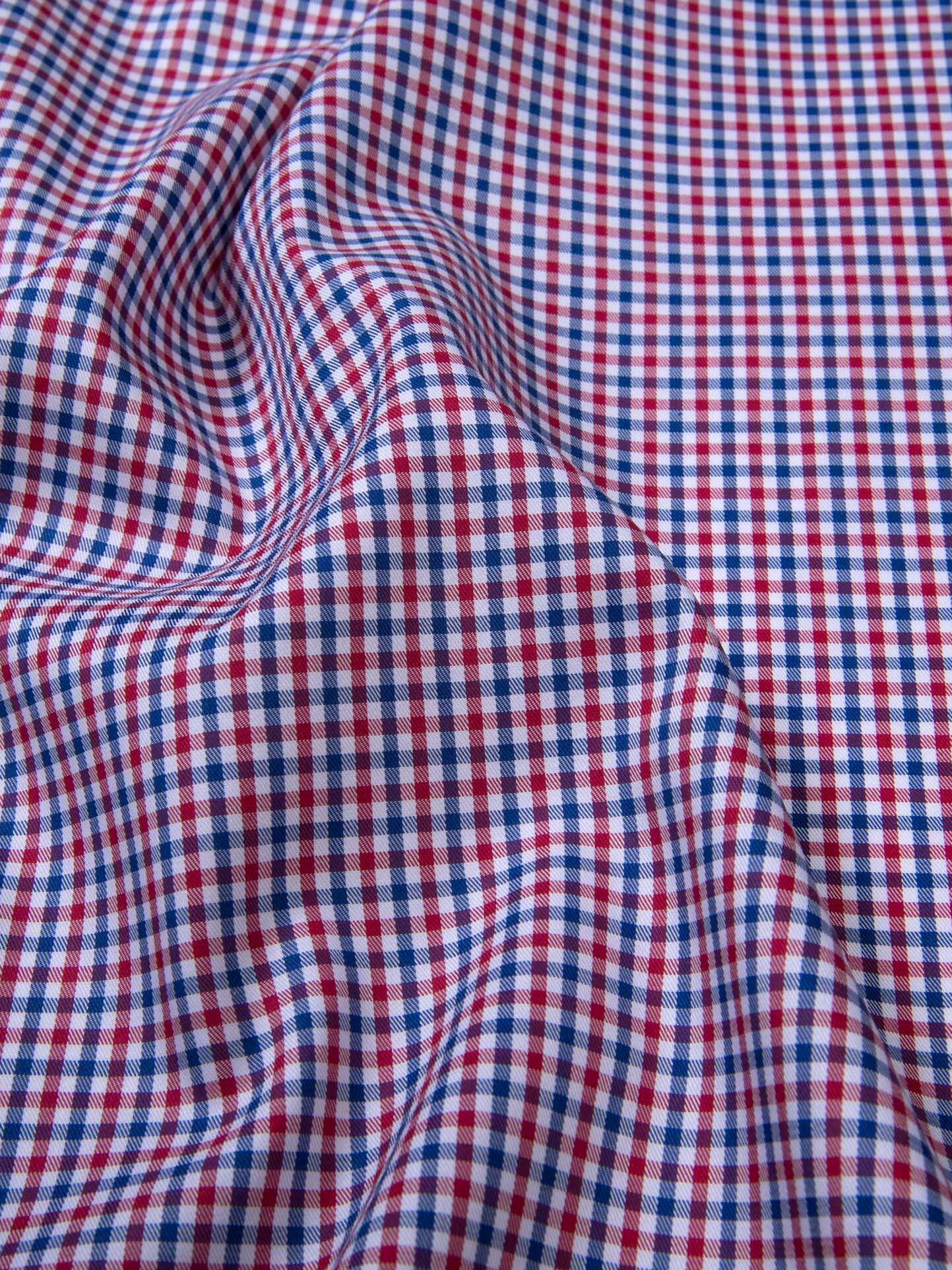 William Red Multi Gingham Shirts by Proper Cloth