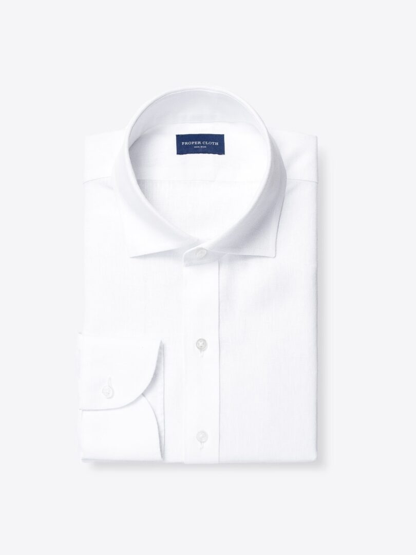 Easy Care White Linen 