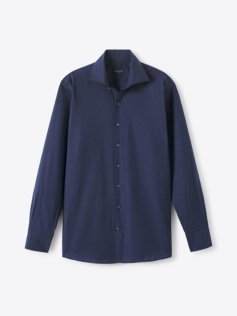 Shop Portuguese Navy Brushed Chambray