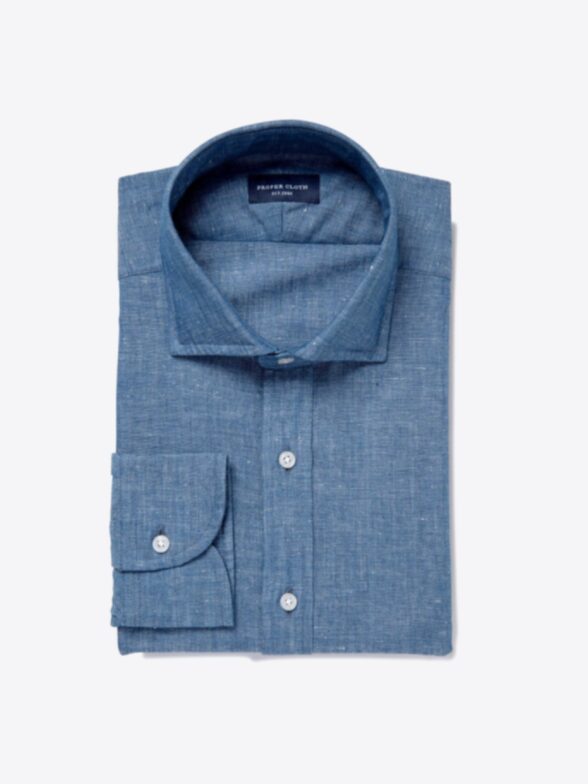 Japanese Cotton and Linen Chambray