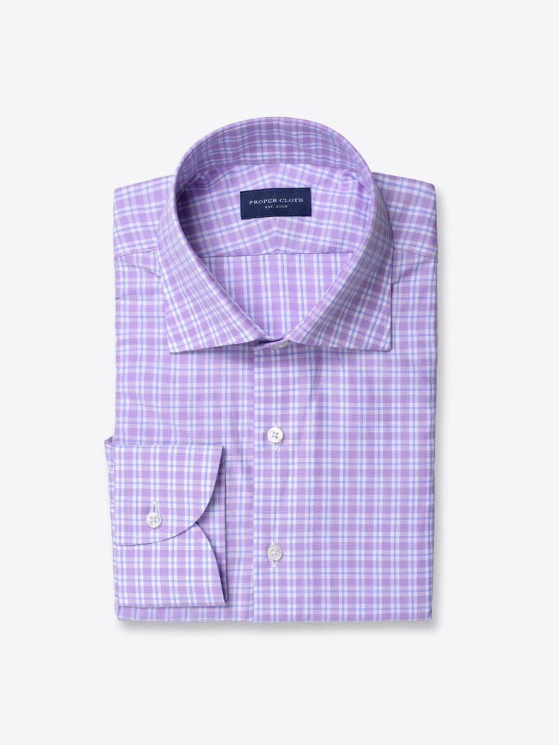 Novara Lavender and Light Blue Multi Check 