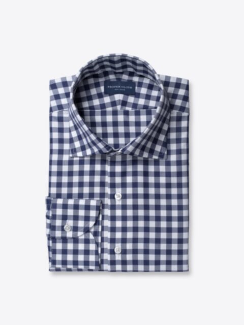 Shop Greenwich Navy Blue Gingham