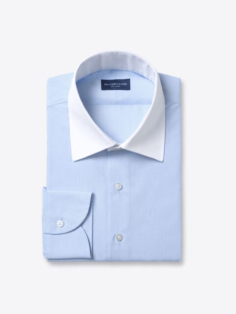 Shop Miles 120s Light Blue End-on-End