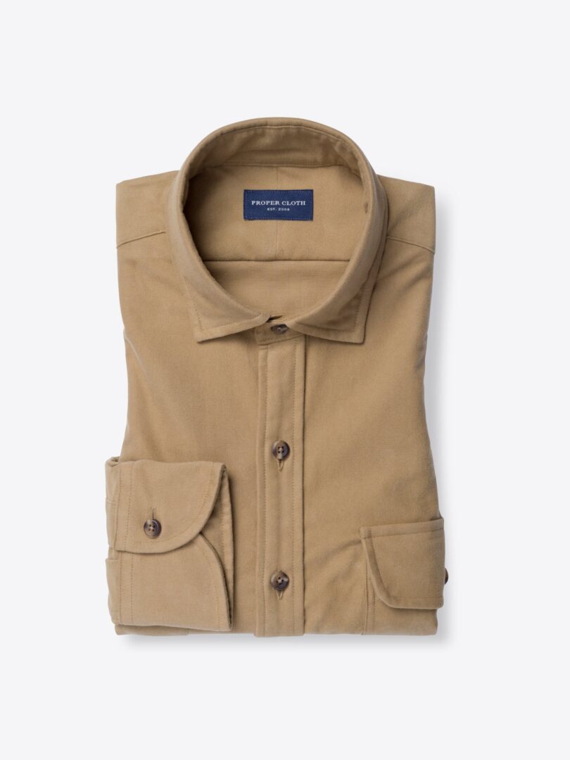 Japanese Khaki Stretch Chamois 