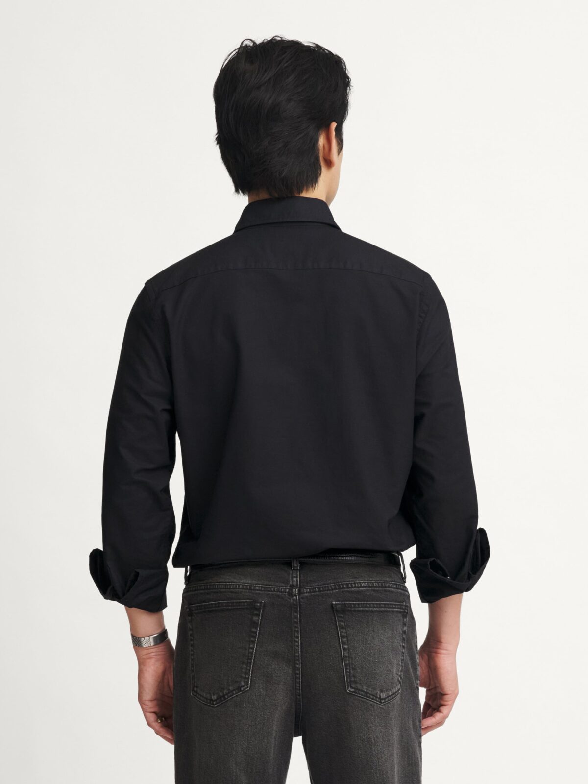 black dress shirt and jeans 11 Black Shirts & Jeans ideas