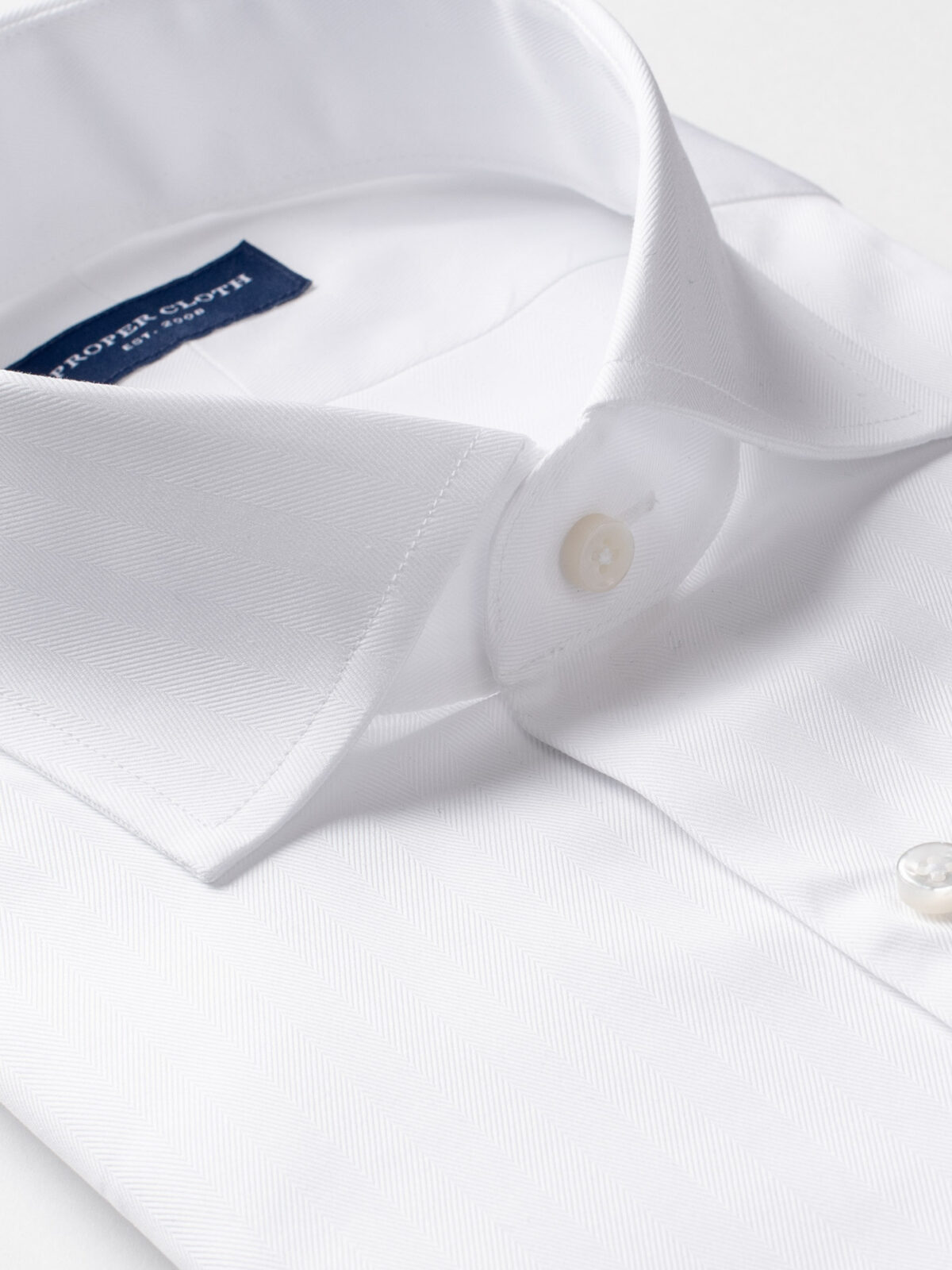 DJA Sea Island White Royal Twill Shirt