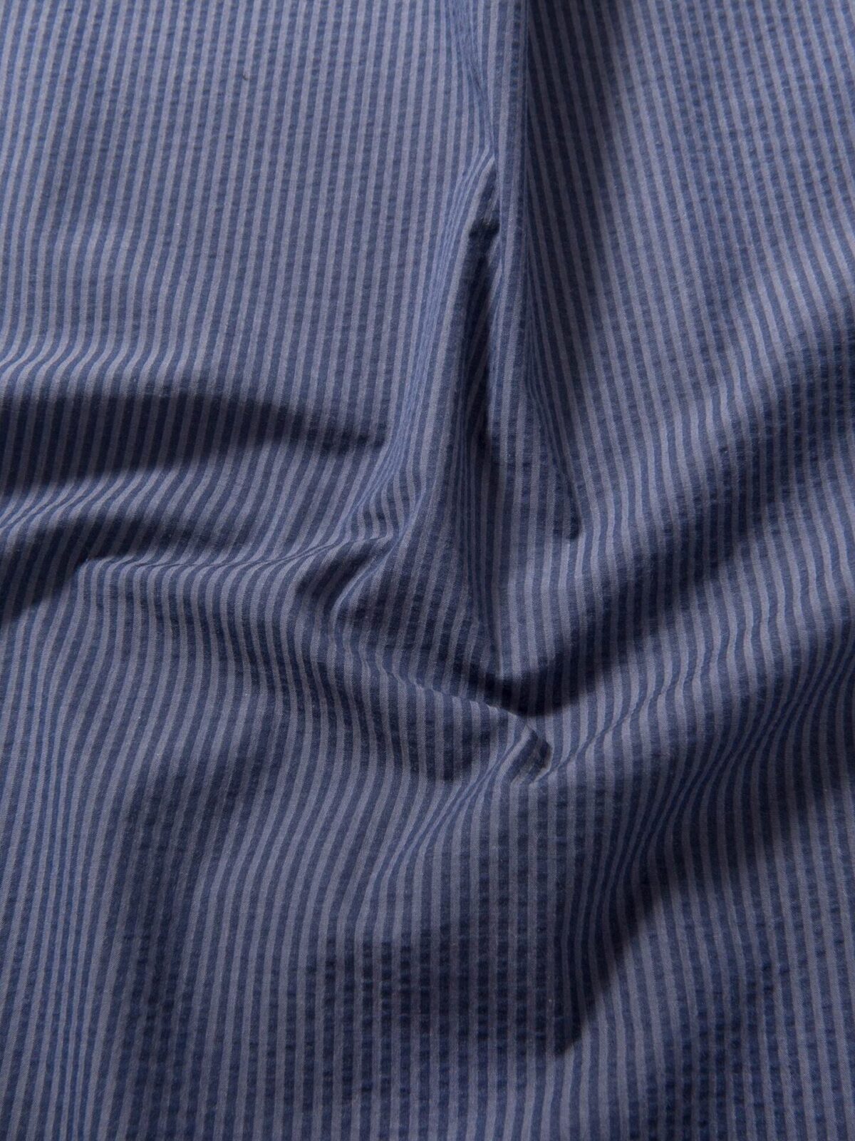 Portuguese Slate Blue Seersucker Shirts by Proper Cloth