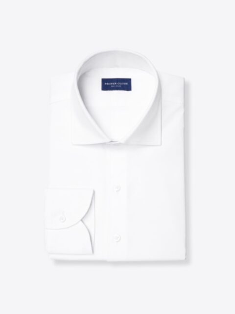 Shop Thomas Mason Wrinkle-Resistant White Twill