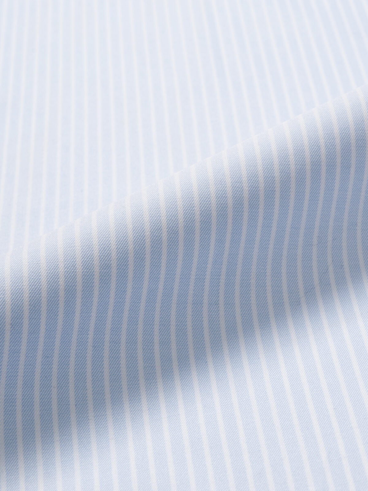 The Thomas Mason Non-Iron Shirt in Blue Stripe