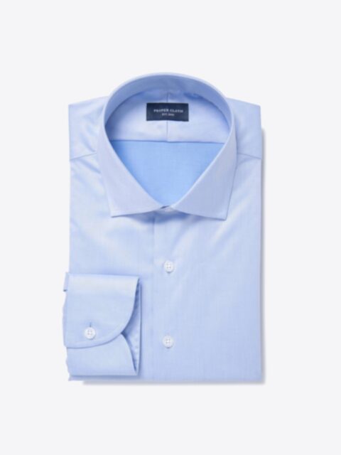 Shop Hudson Wrinkle-Resistant Blue Twill