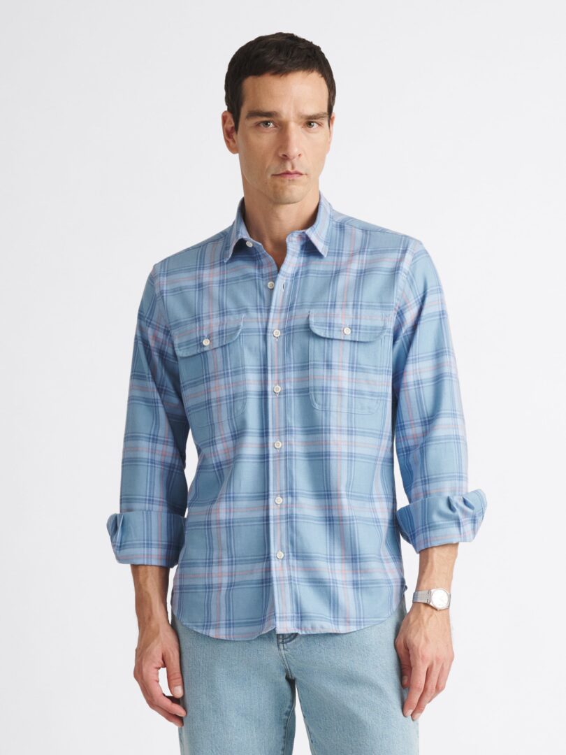 Slate Cream and Rose California Plaid Thumb Detail