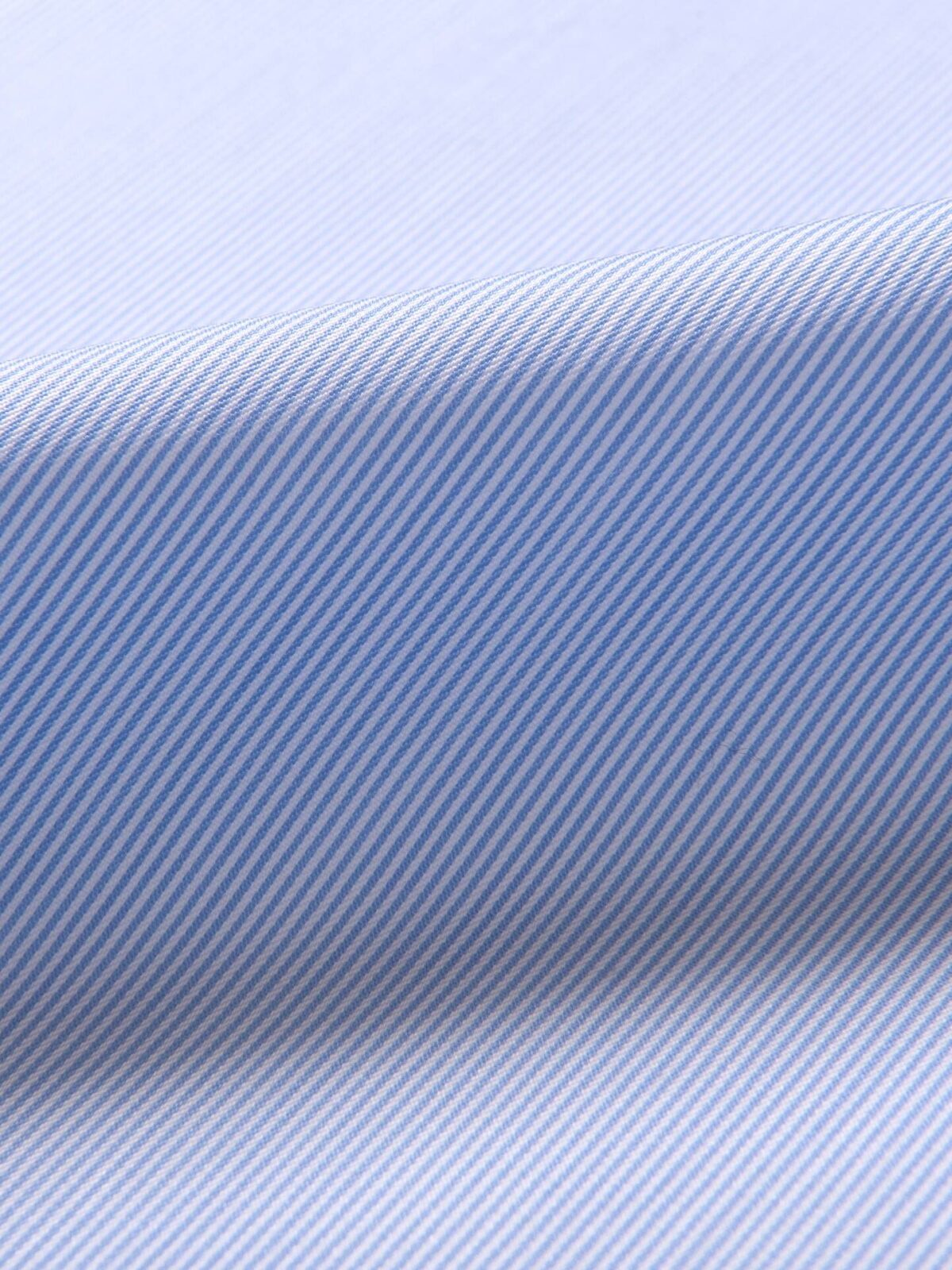 Thomas Mason Wrinkle-Resistant 120s Blue Fine Stripe Shirts by 