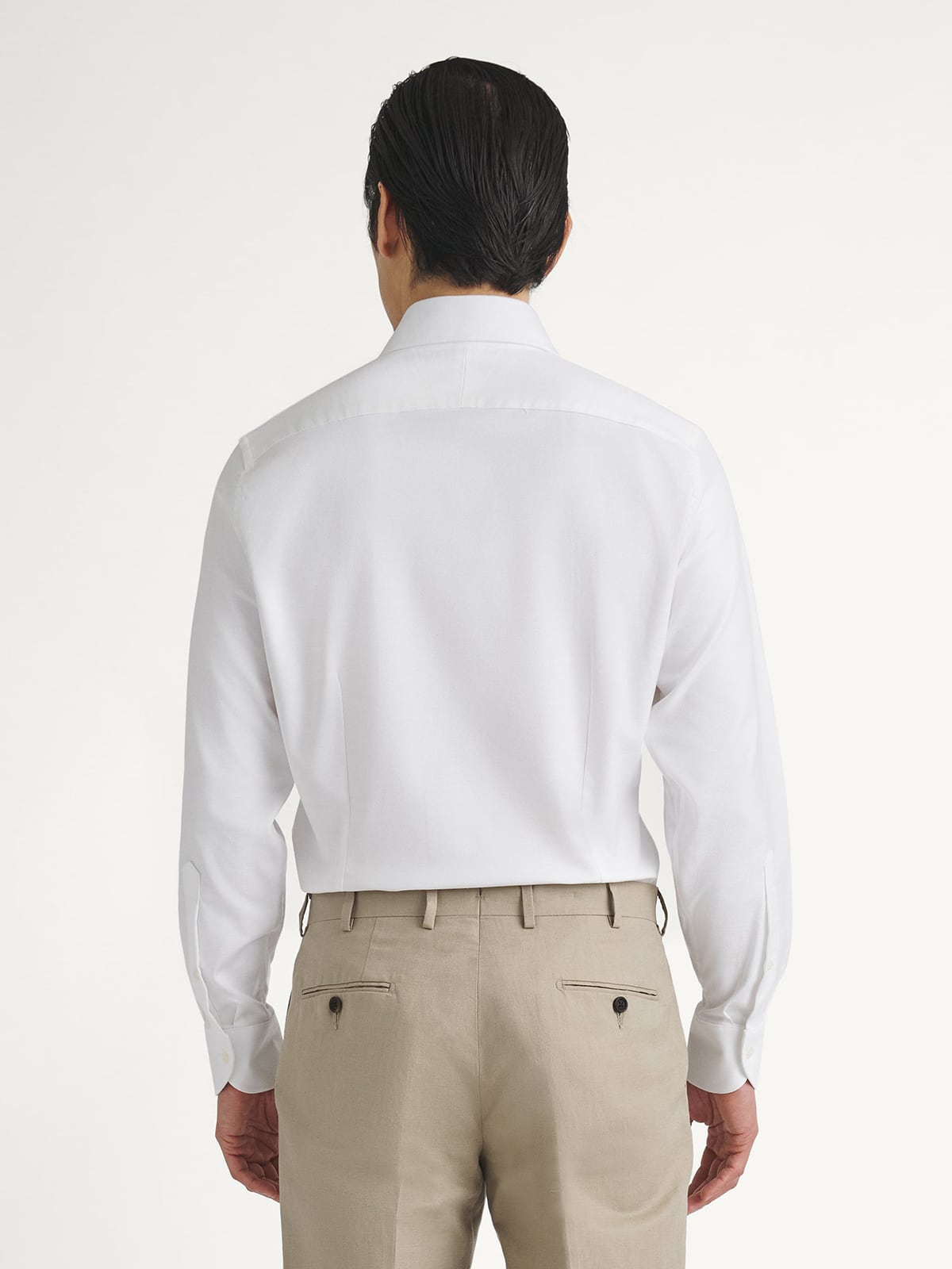 custom fitted dress shirt - #cc68 white stretch cotton reviews Christopher Morris Men's 100% Cotton Non-Iron White Slim Fit French Cuff Dress Shirt, 15 1/2 / 32/33 main image 0