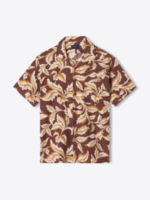 Shop Japanese Sienna Rayon Blend Aloha Print