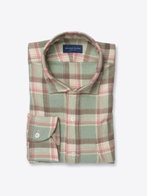Shop Jackson Faded Green and Rose Country Plaid
