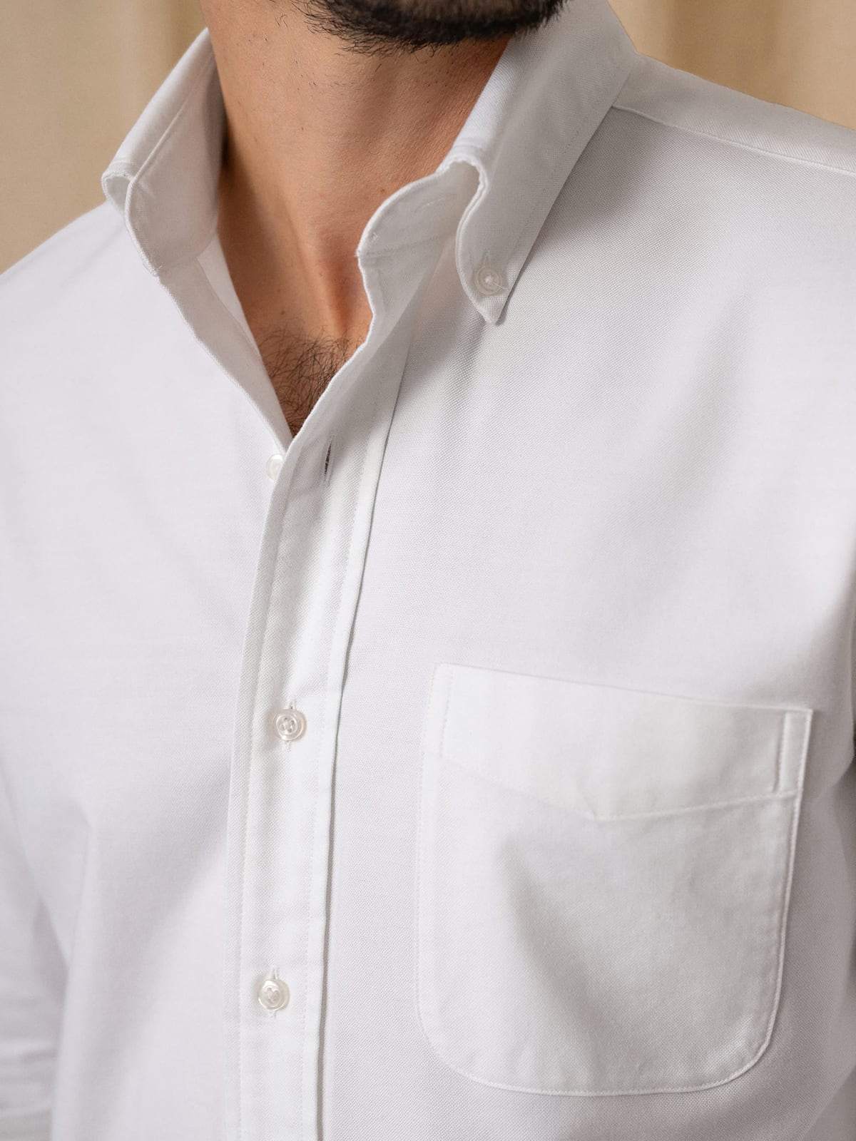 The Sea Island Oxford Cloth Button Down in White