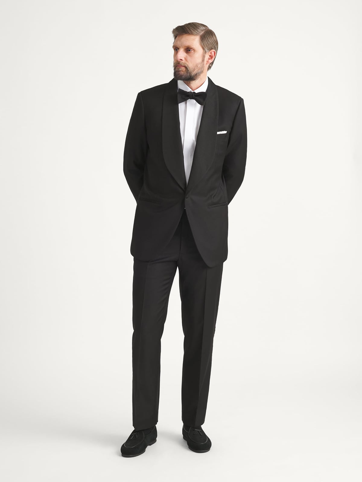 The Covered Placket Tuxedo Shirt in Thomas Mason Wrinkle-Resistant