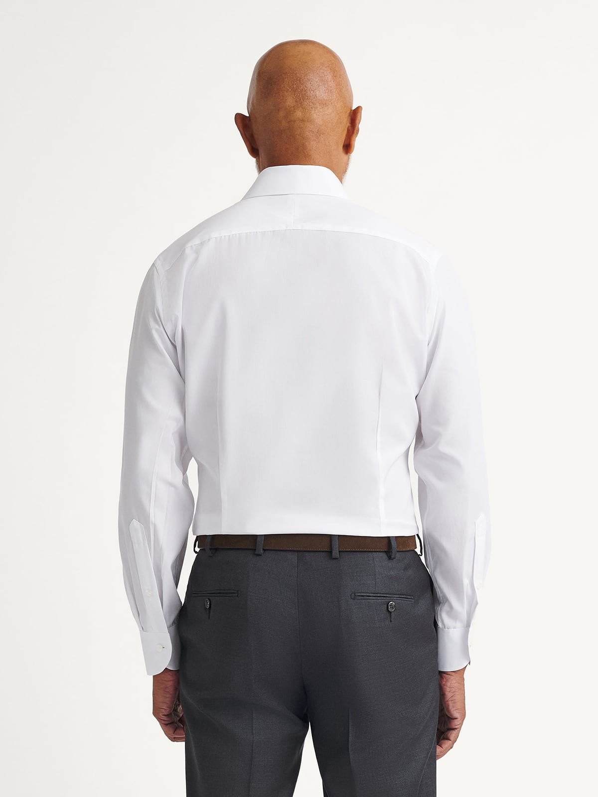 The Miles Broadcloth Dress Shirt in White